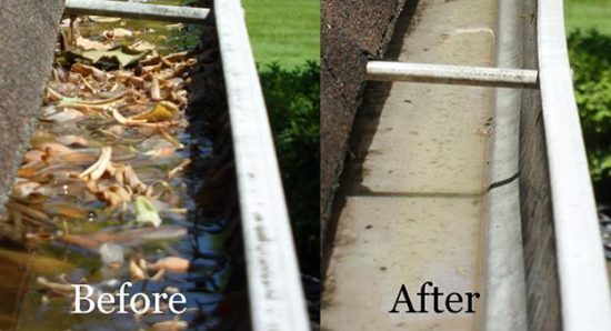 Gutter Cleaning in Pasadena, MD by the pressure washing experts at Extreme Clean Pressure Washing