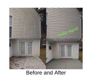 April pressure washing with Extreme Clean Power Washing Services in Pasadena, MD